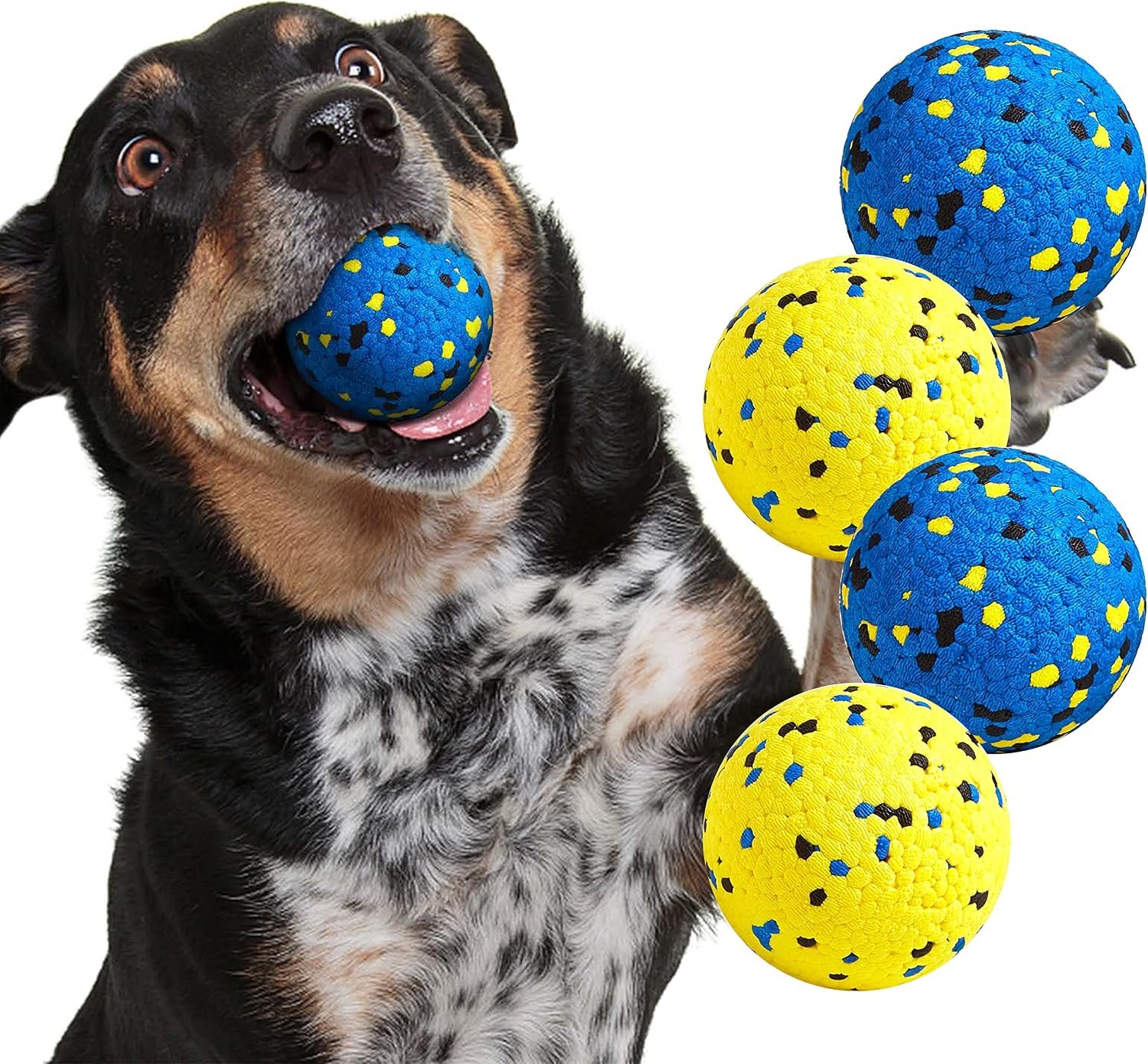 Durable Teething Fetch Ball (For Aggressive Chewers)